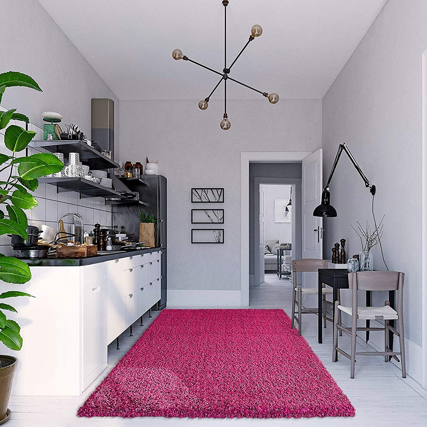 Teppich Loca in Pink