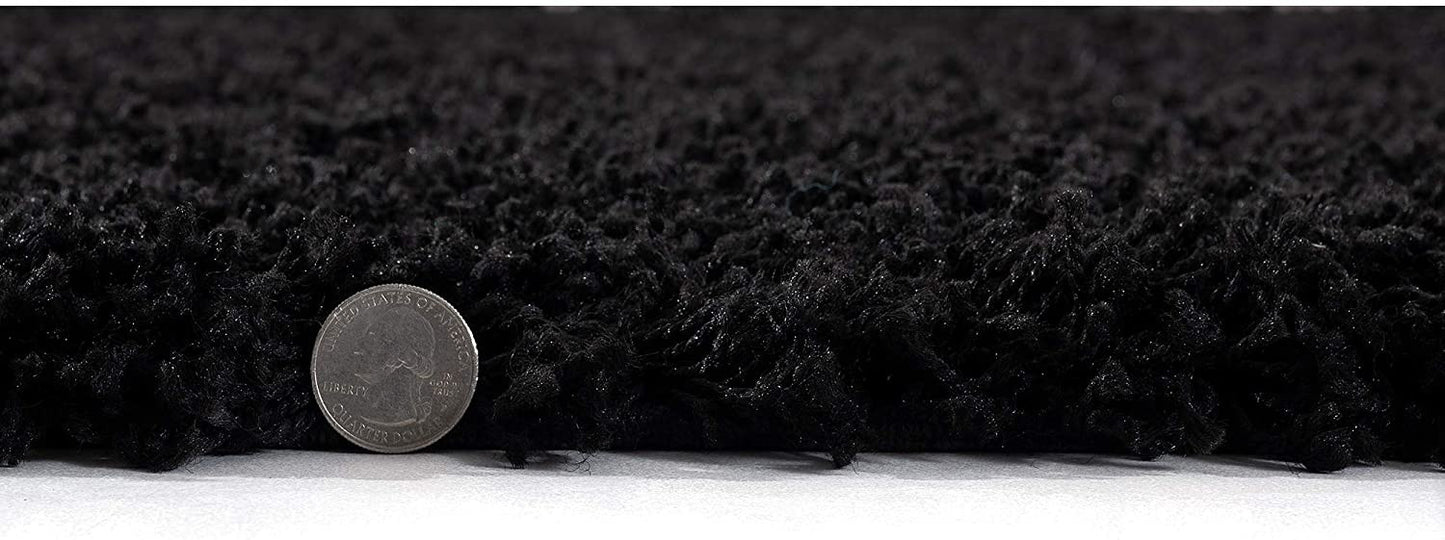 Teppich Loca in Schwarz