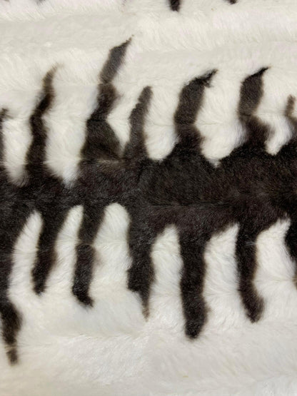 Badematte 2er, Zebra, Kunstleder