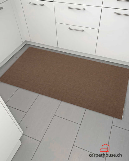 Indoor & Outdoor Kurzflorteppich Brown – Maestro
