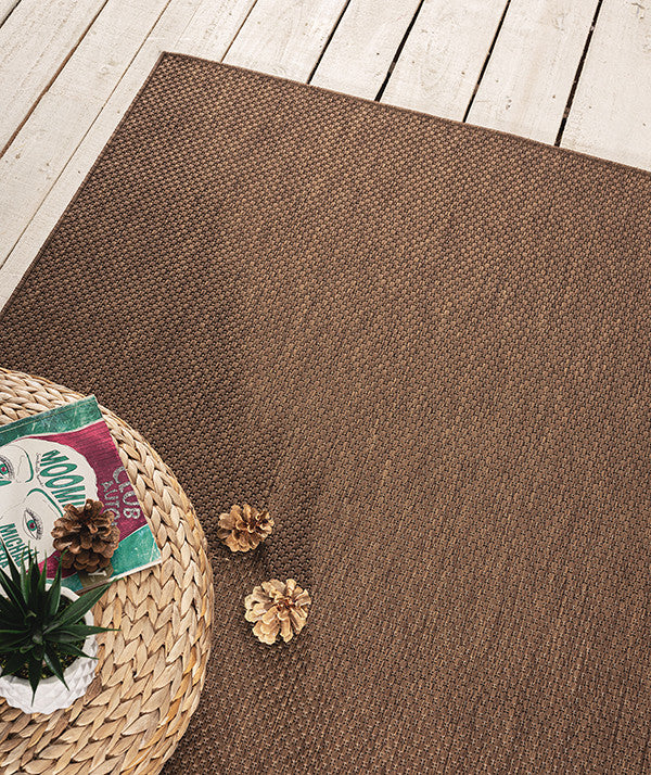 Indoor & Outdoor Kurzflorteppich Brown – Maestro