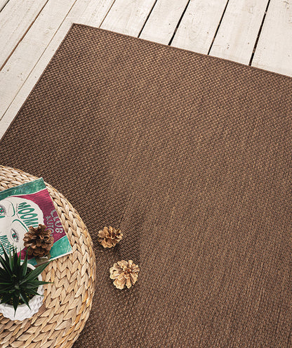 Indoor & Outdoor Kurzflorteppich Brown – Maestro