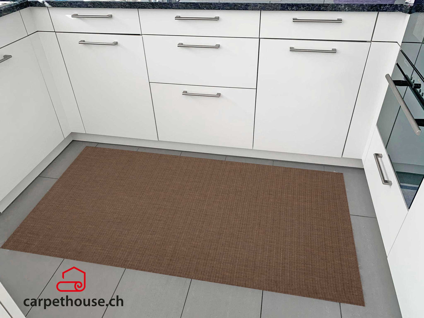 Indoor & Outdoor Kurzflorteppich Brown – Maestro