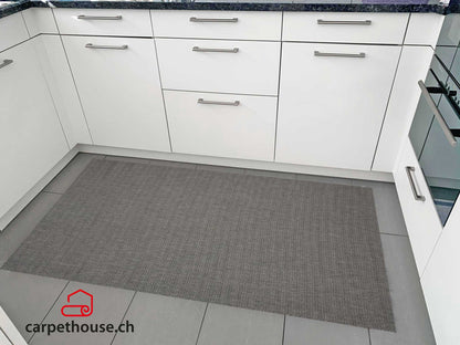 Indoor & Outdoor Kurzflorteppich Anthracite – Maestro