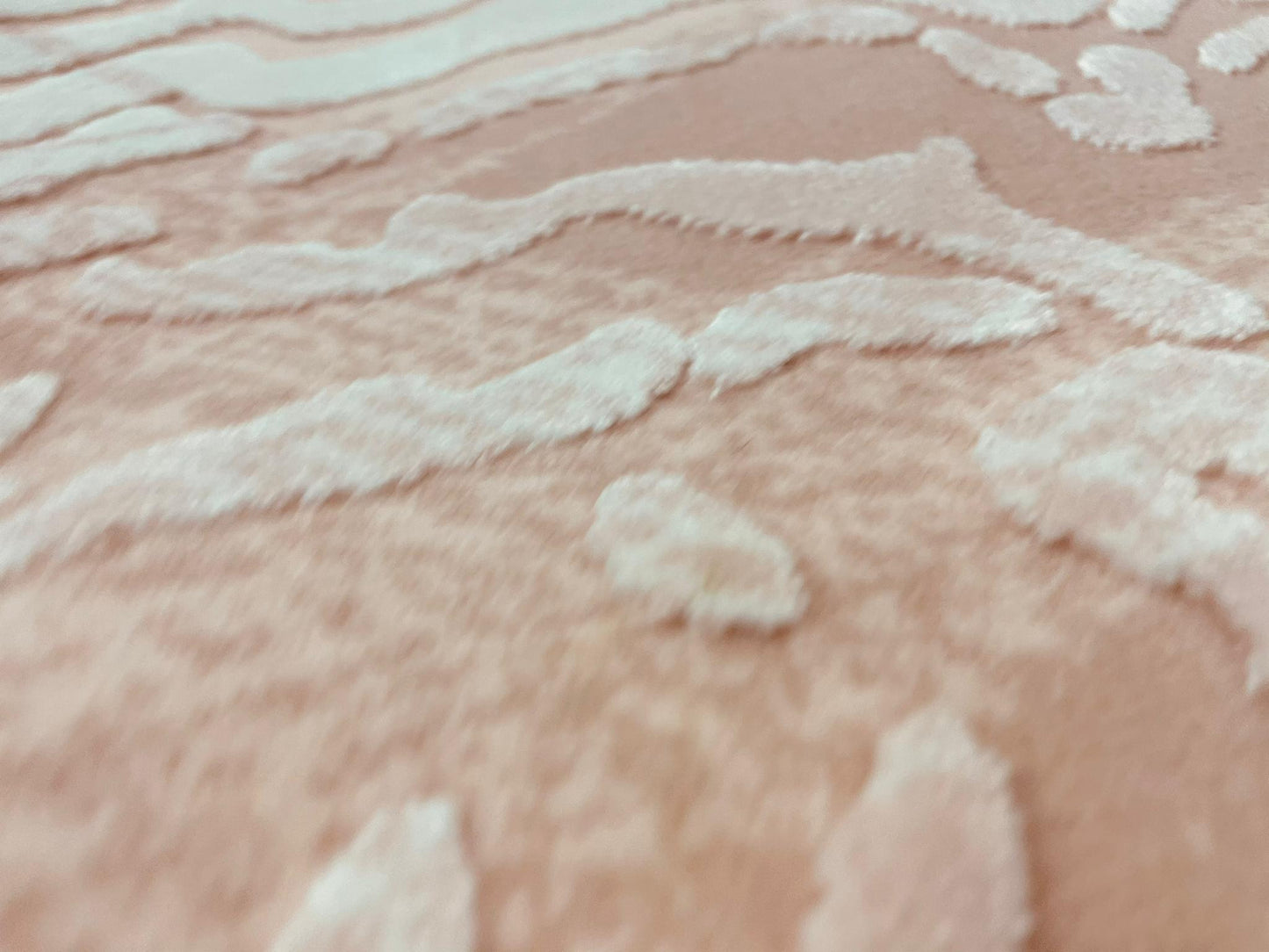 Teppich Günce | Pink | Moderner Acrylteppich mit Fransen | Oval