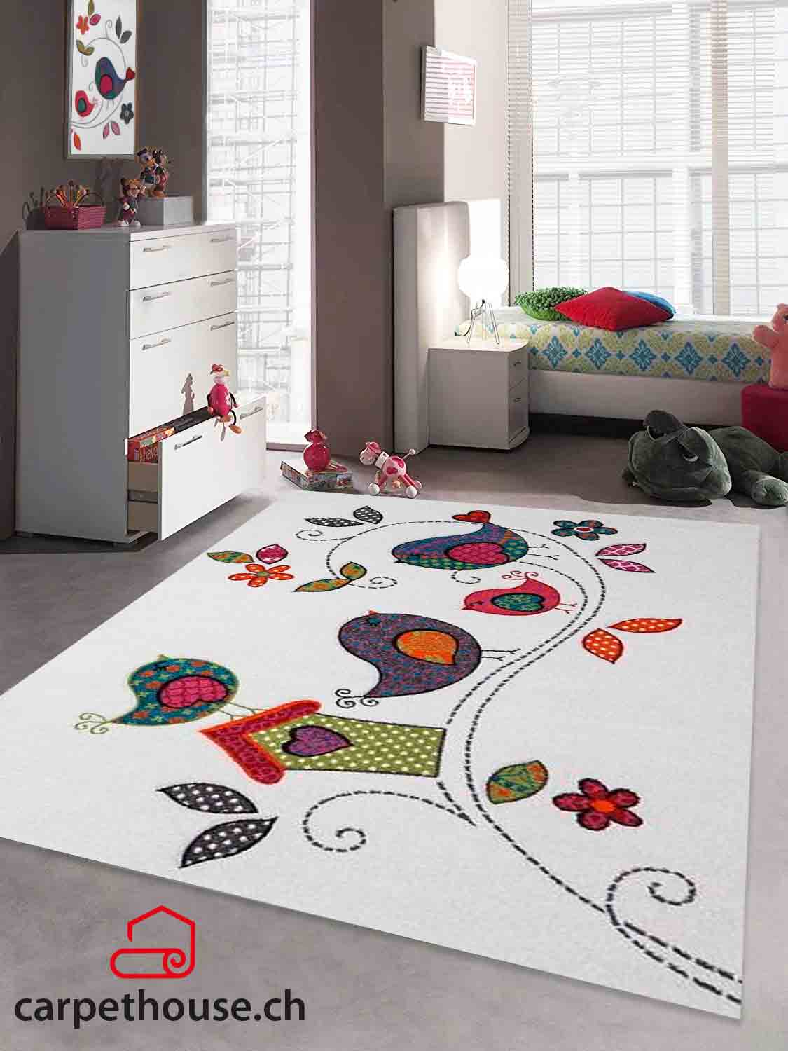 Kinderteppich Diamond Kids mit Vogel
