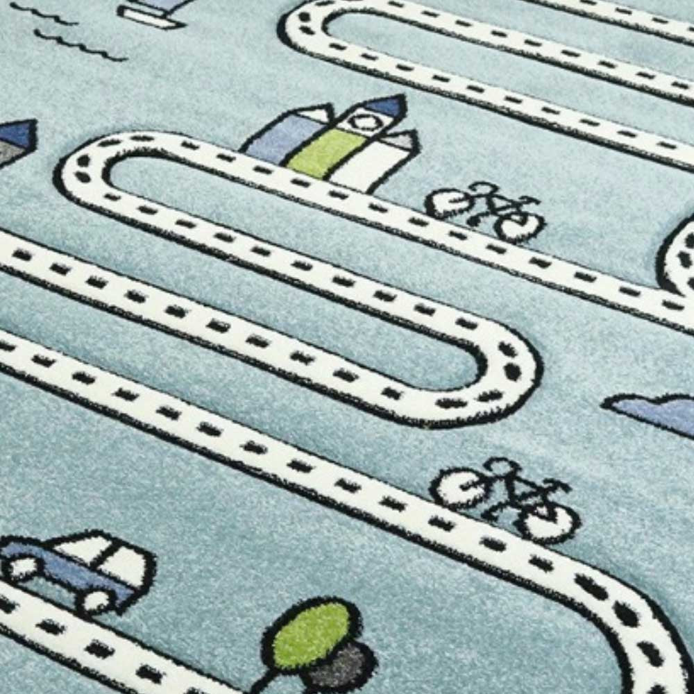 Kinderteppich Teppich Indigo Kids, 22710 30-Ice Blue