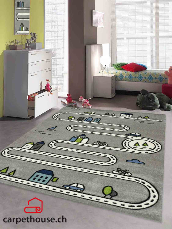 Kinderteppich Teppich Indigo Kids, 22710 395-Grey