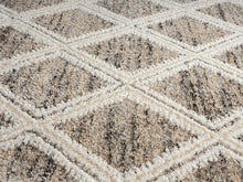 Lade das Bild in den Galerie-Viewer, Uvita Teppich Teppich Handmade-Look 3D mit Fransen, 80265 270-Beige