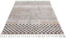 Lade das Bild in den Galerie-Viewer, Uvita Teppich Teppich Handmade-Look 3D mit Fransen, 80276 111-Multi
