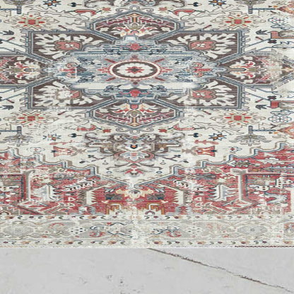 Waschbarer Flachwebeteppich Edessa 1302 Cream Multi