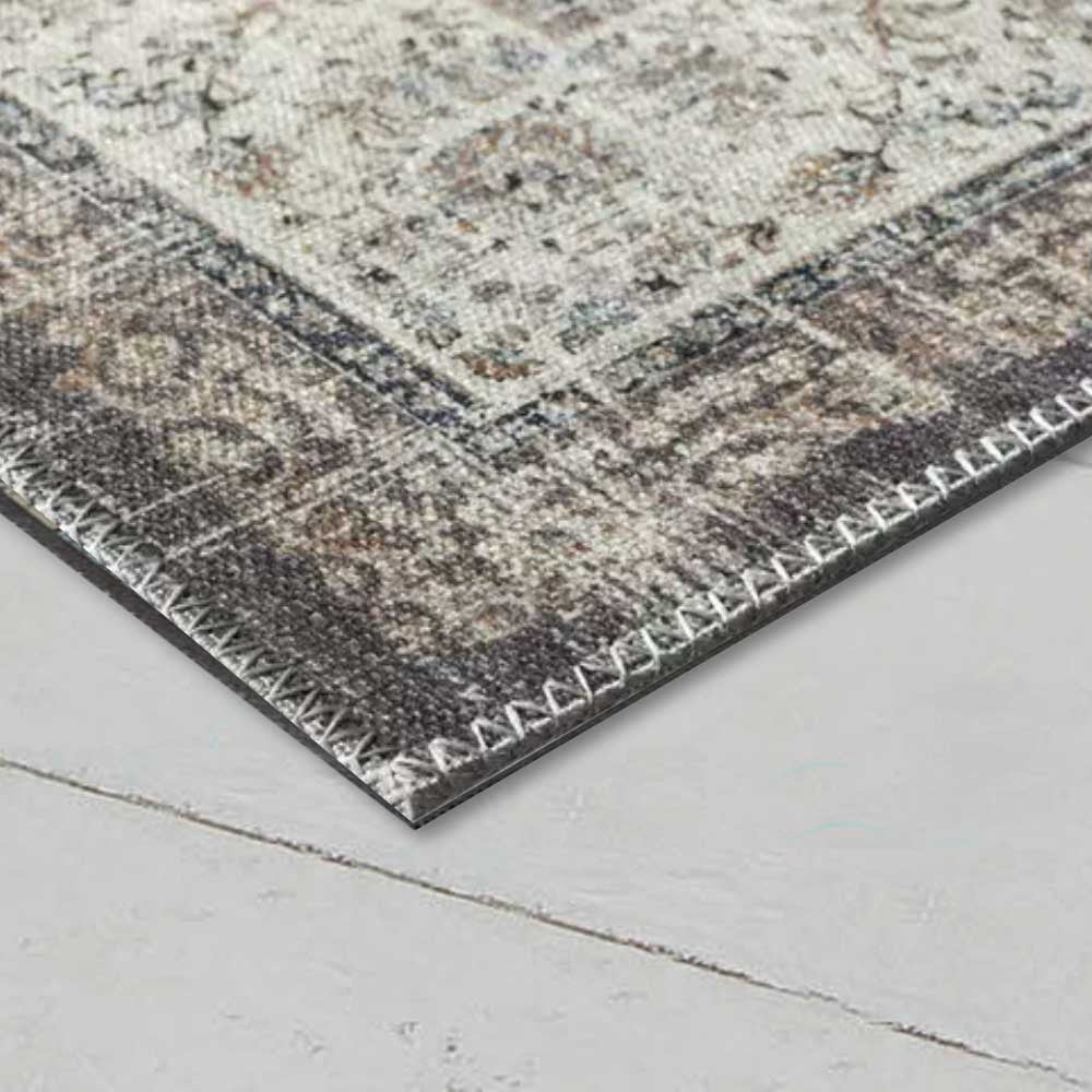 Waschbarer Flachwebeteppich Edessa 1306 Grey Beige