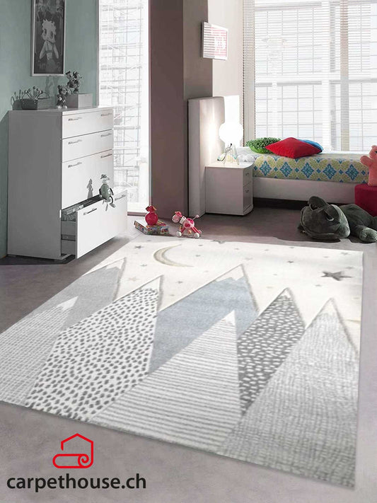 Kinderteppich Pastel Kids Montain 22707 260 Cream