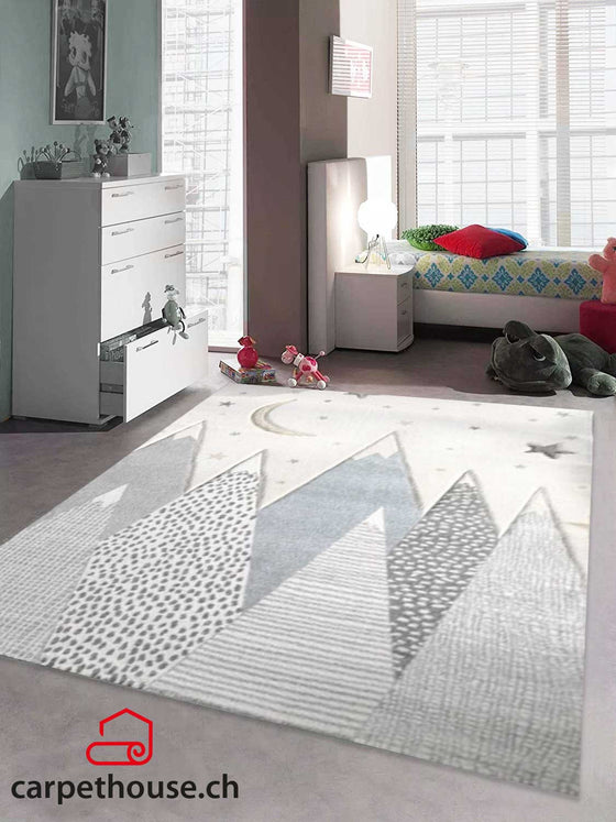 Kinderteppich Pastel Kids Montain 22707 260 Cream