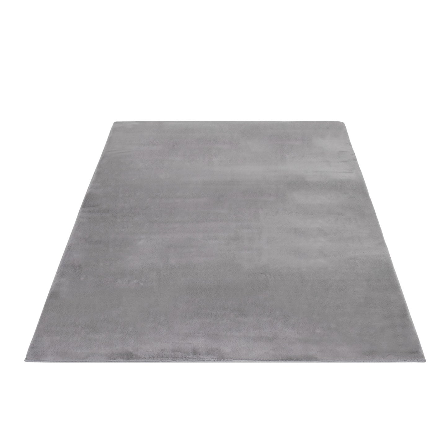 Hochflorteppich Topia Uni Silver