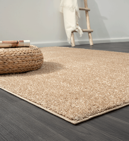 Teppich Flash - Waschbares Hochflor Teppich, 9010 70-Beige