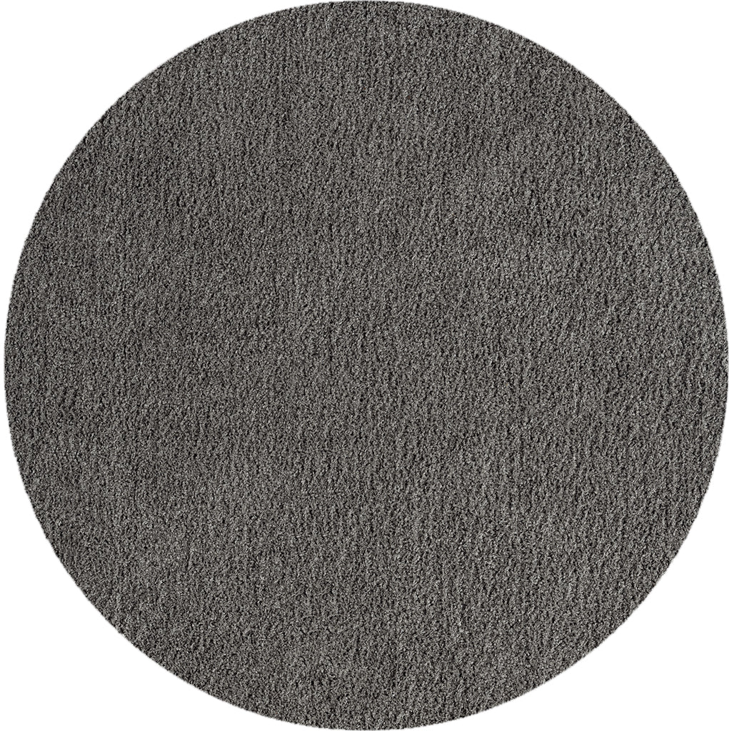 Waschbarer Hochflor Teppich Flash 9010 96 Anthracite – Rund