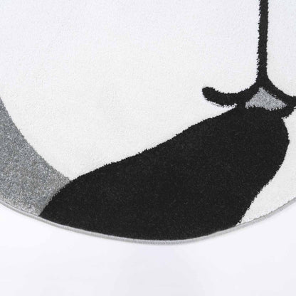 Kinderteppich Panda Bueno 1389 Grau
