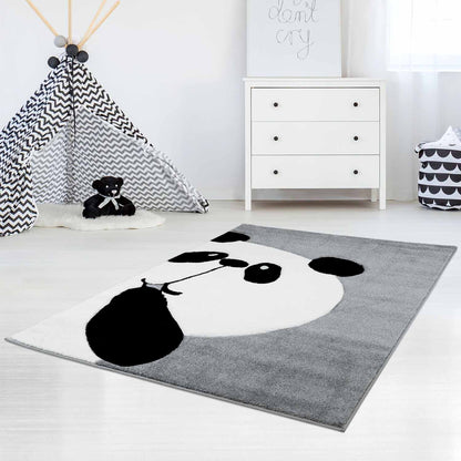 Kinderteppich Panda Bueno 1389 Grau