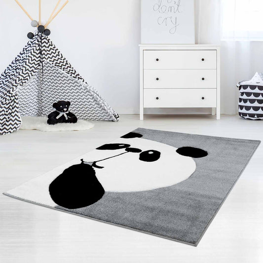 Kinderteppich Panda Bueno 1389 Grau