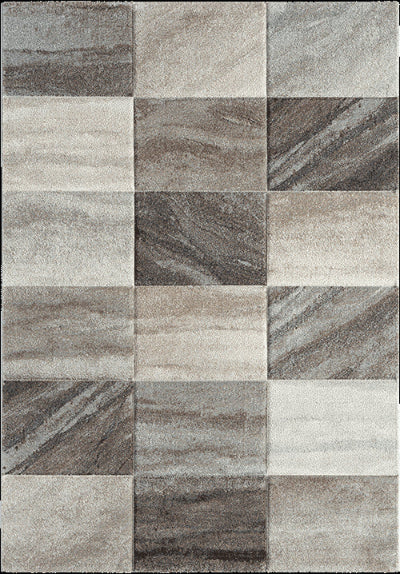 Belis Essense Designer | Beige - Grey | Kurzflorteppich