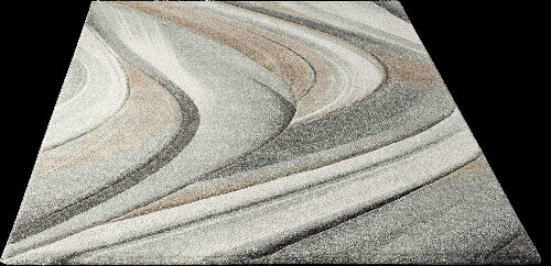 Belis Essense Designer | Brown - Grey | Kurzflorteppich