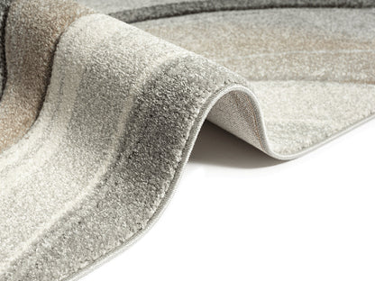 Belis Essense Designer | Brown - Grey | Kurzflorteppich