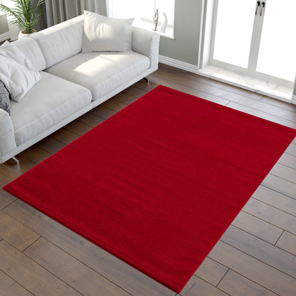 Teppich Uni 9504-Red