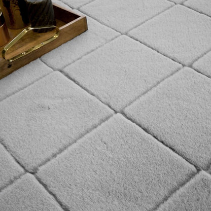 Hochflorteppich Moment 600 Silber