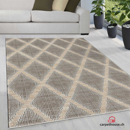 Sirena Moderner Designer Teppich, 56066 260-Cream