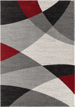 Lade das Bild in den Galerie-Viewer, Thales Moderner Teppich 6100 951-Grey Red