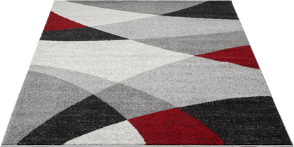 Thales Moderner Teppich 6100 951-Grey Red