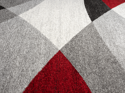 Thales Moderner Teppich 6100 951-Grey Red
