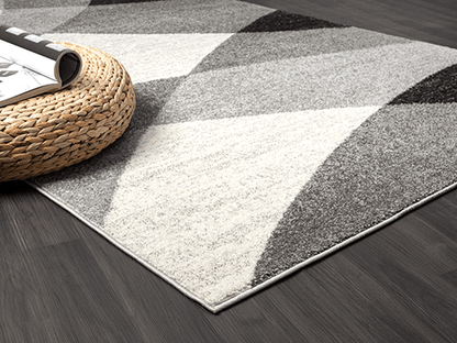 Thales | Grau | Kurzflorteppich