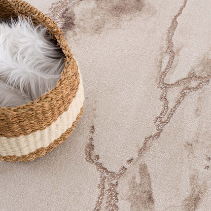 Teppich Chic 9272 Beige-Rund