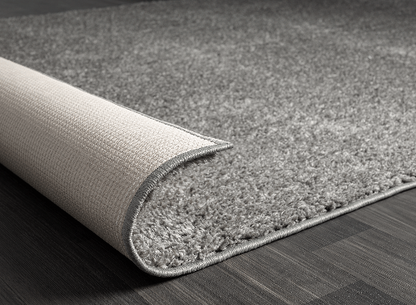 Waschbarer Hochflor Teppich Flash 9010 96 Anthracite – Rund