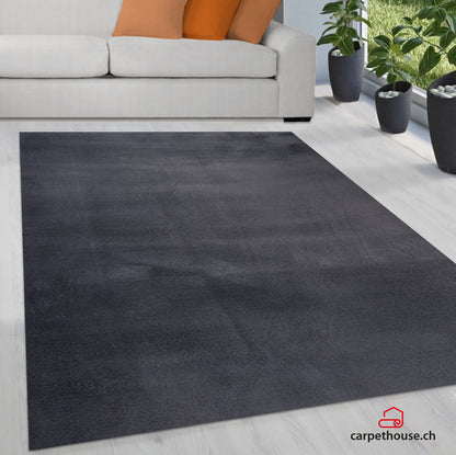 Focus kuschelig warmer Fellteppich 47 995-Anthracite