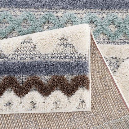 Hochflor Teppich Focus 3013 Multi – Rund
