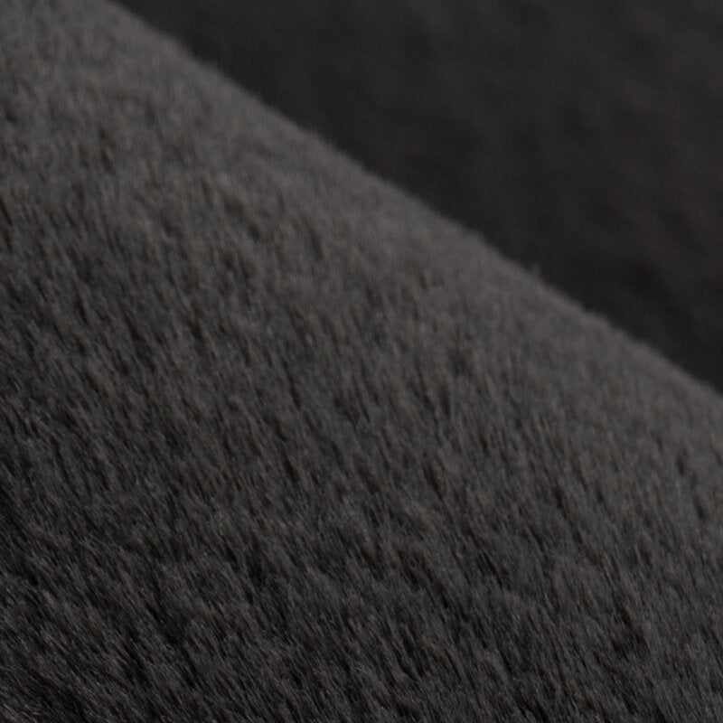 Hochflorteppich Topia Uni Graphite