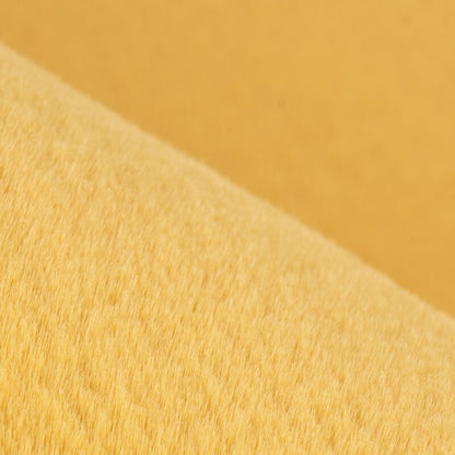 Hochflorteppich Topia Uni Golden Yellow