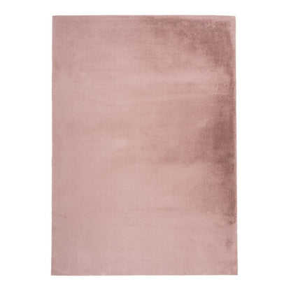 Hochflorteppich Topia Uni Pastel Pink