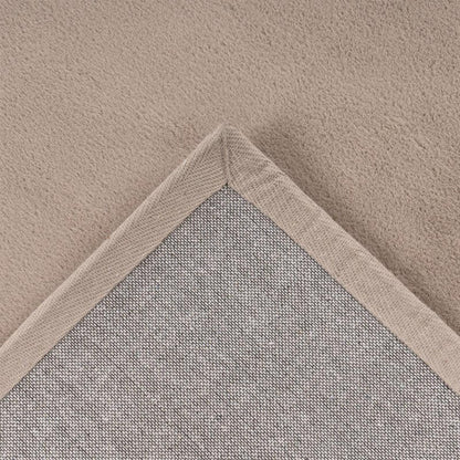 Hochflorteppich Topia Uni Taupe