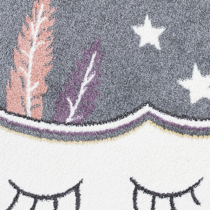 Kinderteppich Anime 895 Grau