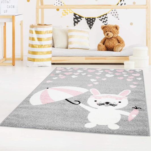 Kinderteppich Bubble Kids 1318 Grau