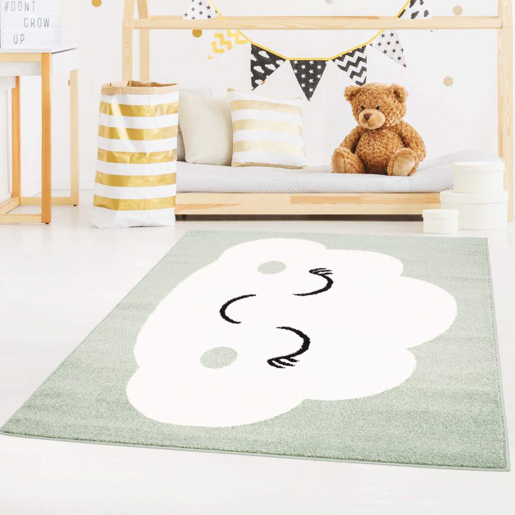 Kinderteppich Bubble Kids 1324 Grün