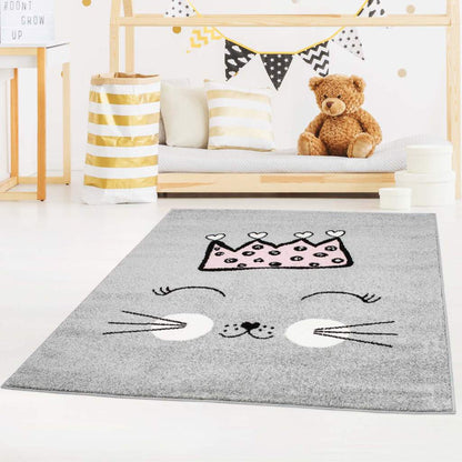 Kinderteppich Bubble Kids 1331 Grau