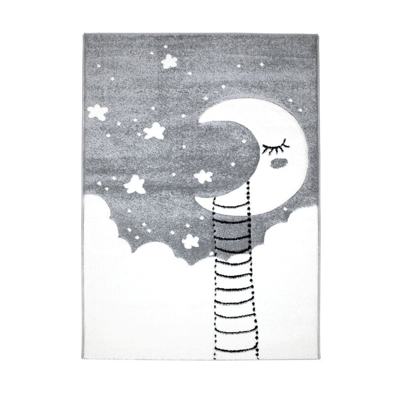 Kinderteppich Mond Bueno 1314 Grau
