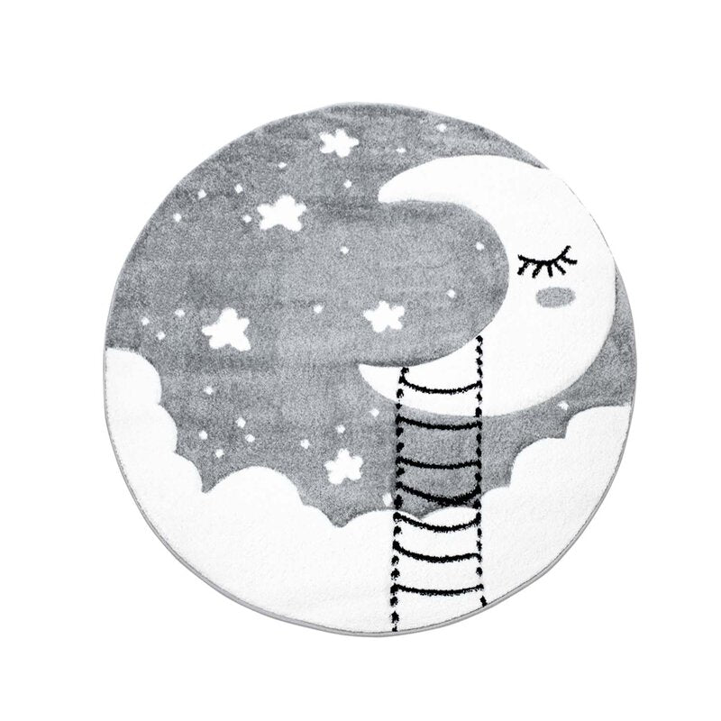 Kinderteppich Mond Bueno 1314 Grau