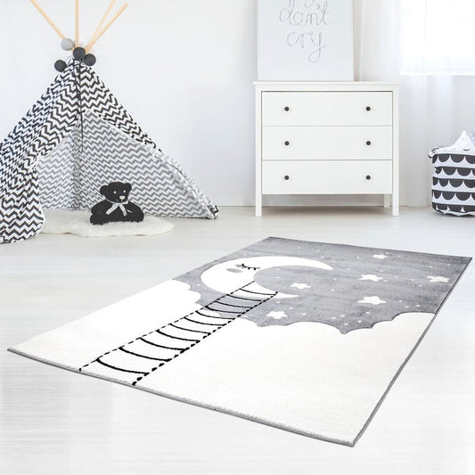Kinderteppich Mond Bueno 1314 Grau