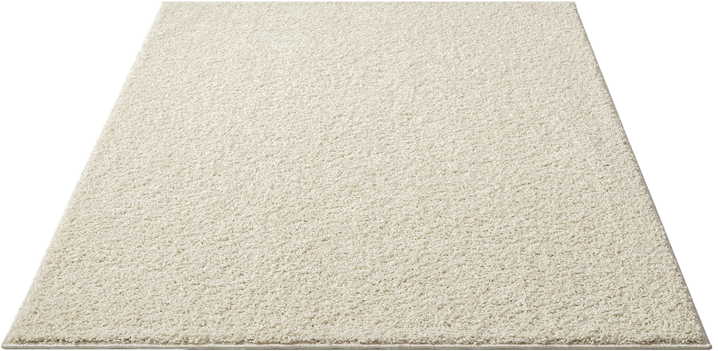 Teppich Soli Shaggy - Waschbares Hochflor Teppich, 8010 60-Cream
